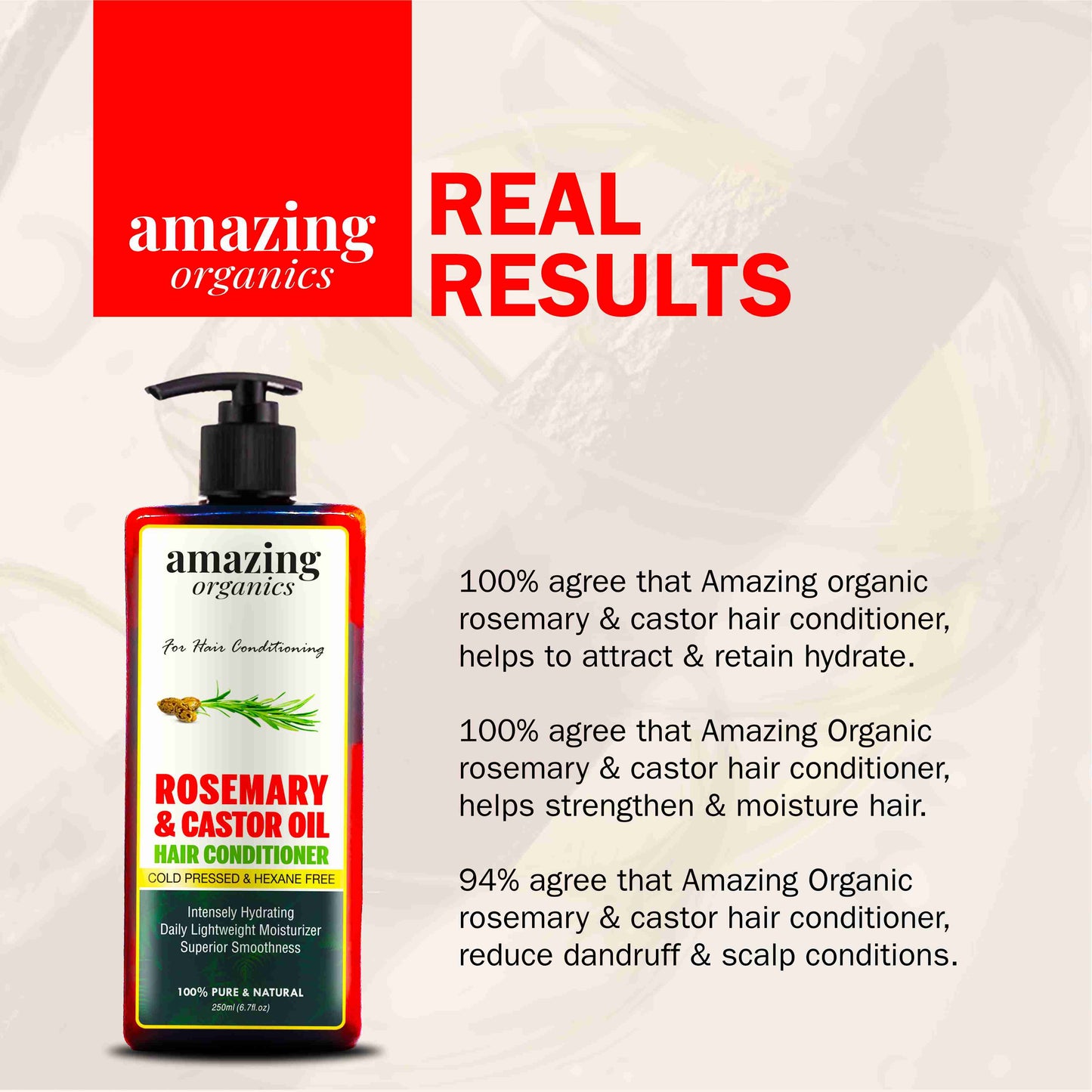 Rosemary & Castor Oil Hair Conditoner