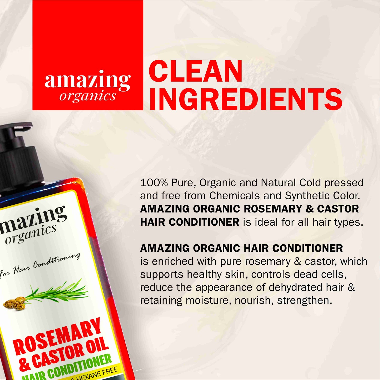 Rosemary & Castor Oil Hair Conditoner