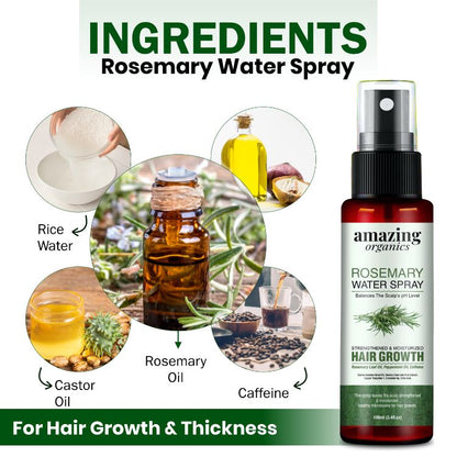 Rosemary Water Spray For Hair Growth Spray - 100 ml