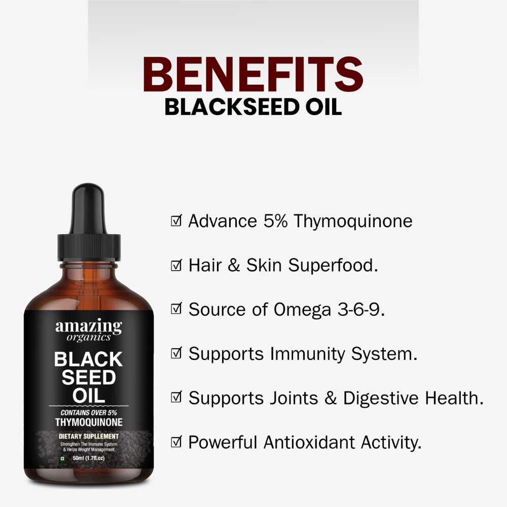 Organic Cold Pressed Black Seed Oil