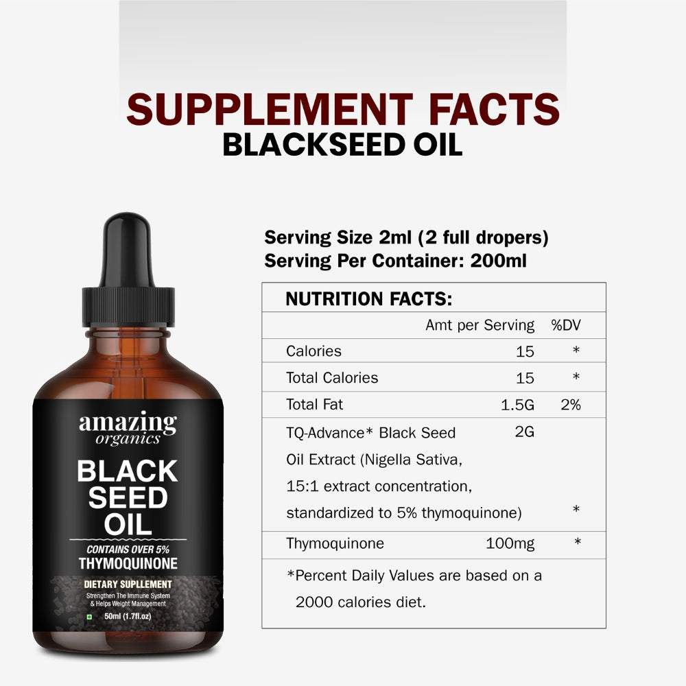 Organic Cold Pressed Black Seed Oil