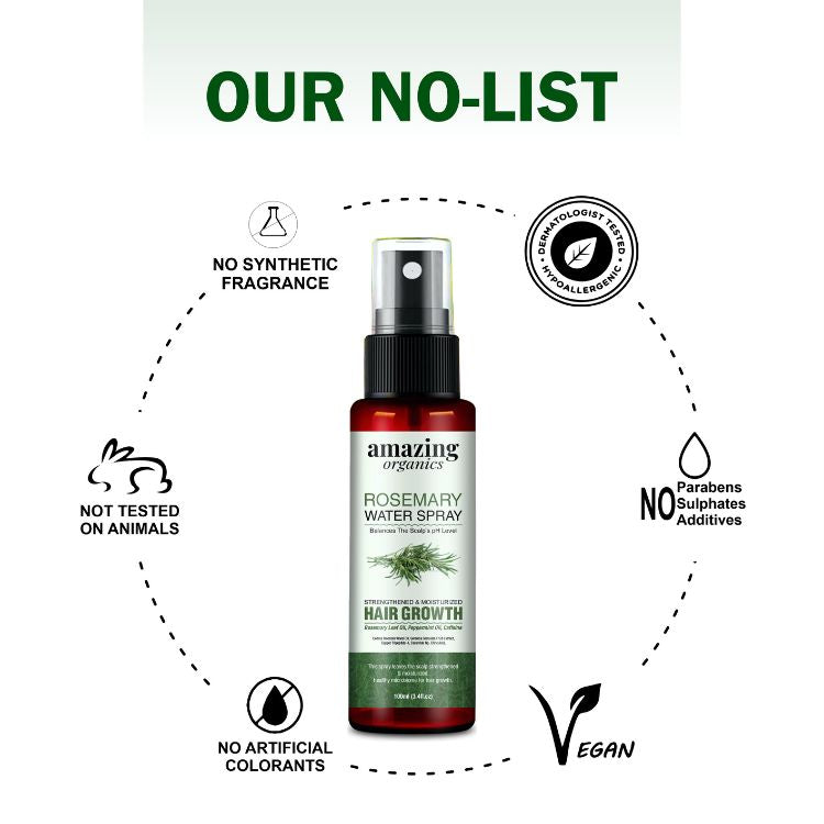 Rosemary Water Spray For Hair Growth Spray - 100 ml