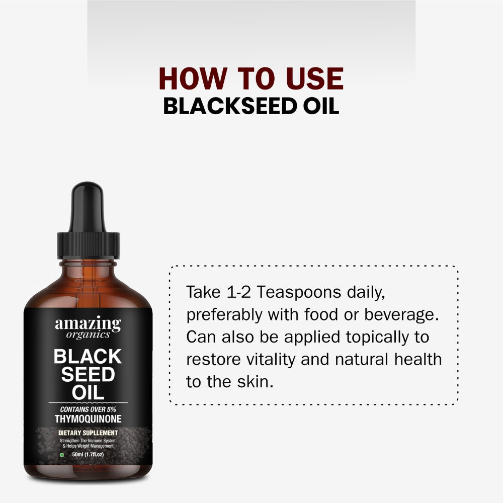 Organic Cold Pressed Black Seed Oil