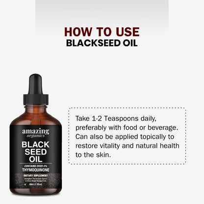 Organic Cold Pressed Black Seed Oil