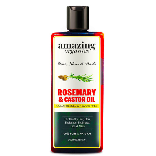 Rosemary & Castor Oil for Hair Growth